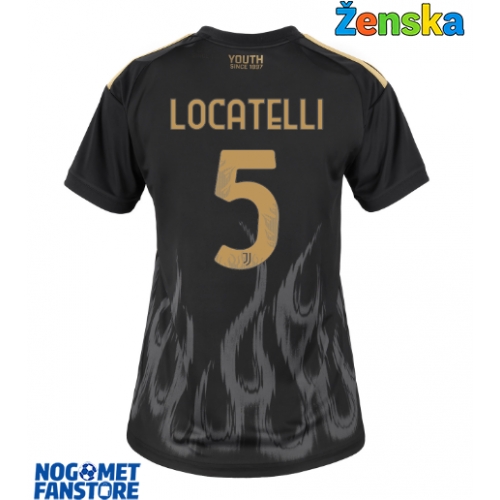 Juventus Manuel Locatelli #5 Rezervni Dres za Ženska 2026-27 Kratak Rukav